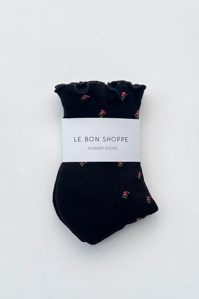 Ruffled Hugger Crew Socks