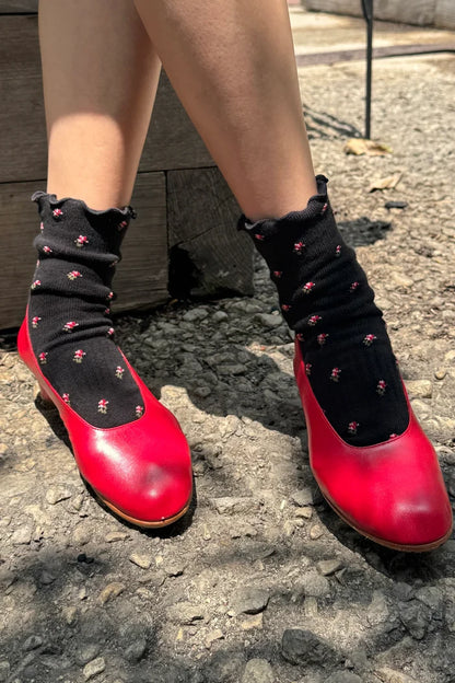 Ruffled Hugger Crew Socks