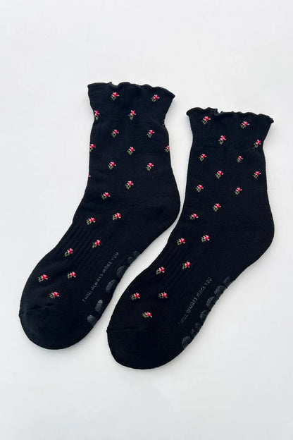 Ruffled Hugger Crew Socks