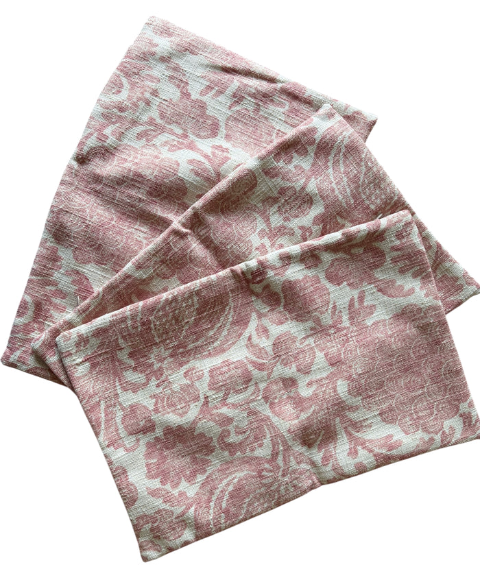 Sale: 12x18” Blush & Cream Floral Pillow Cover - Annabel Bleu