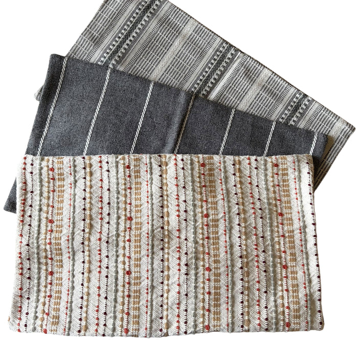 Sale: 12x21 Striped Pillow Cover - Annabel Bleu