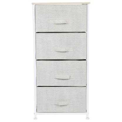 Simplify 4 Drawer Storage Chest-Beige/Green