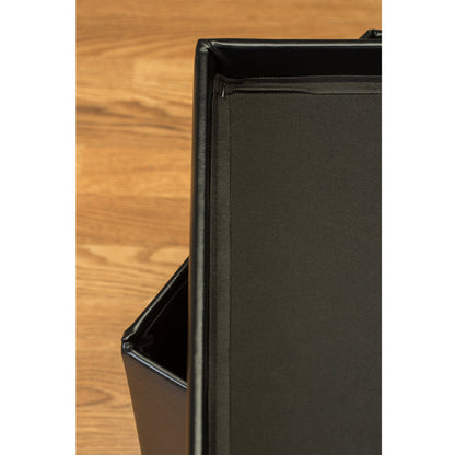 Simplify Double Folding Ottoman-Black