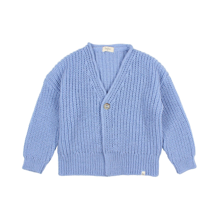 Soft Knit Cardigan Soft Blue