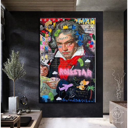 Symphony Rockstar Graffiti: Artistic and Whimsical