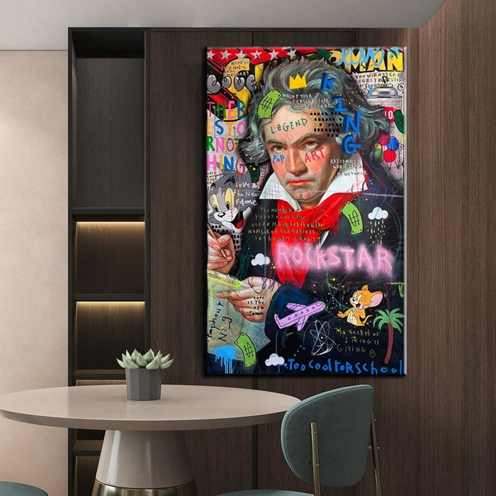 Symphony Rockstar Graffiti: Artistic and Whimsical