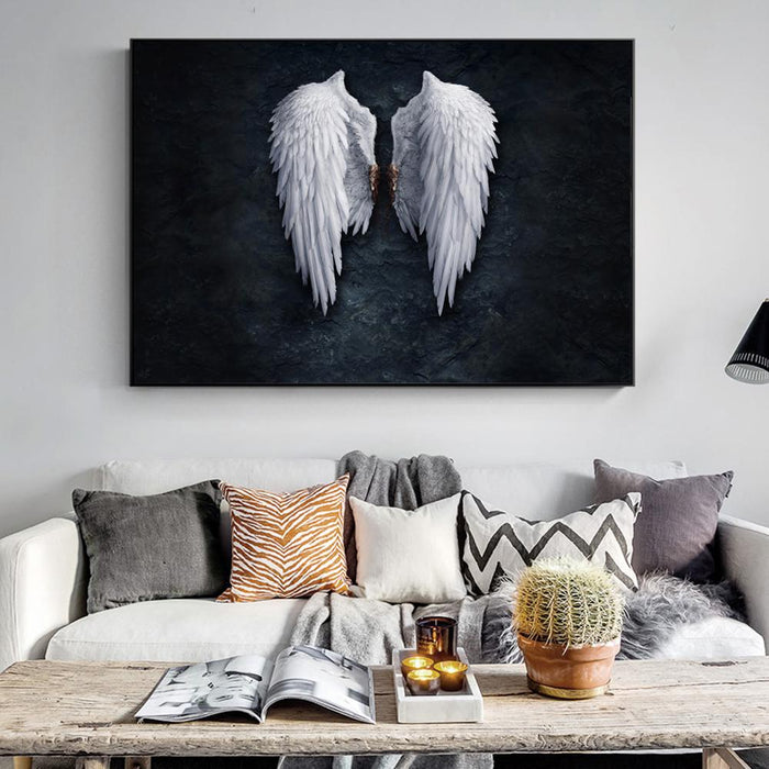 Touch of Serenity - Heavenly Feather Angel Wings