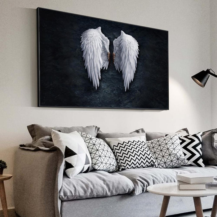 Touch of Serenity - Heavenly Feather Angel Wings