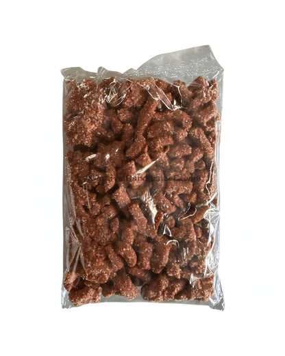 Packaged Trocito Enchilado fruit pulp candy, a tasty spicy snack, perfect for bulk Mexican candy lovers.