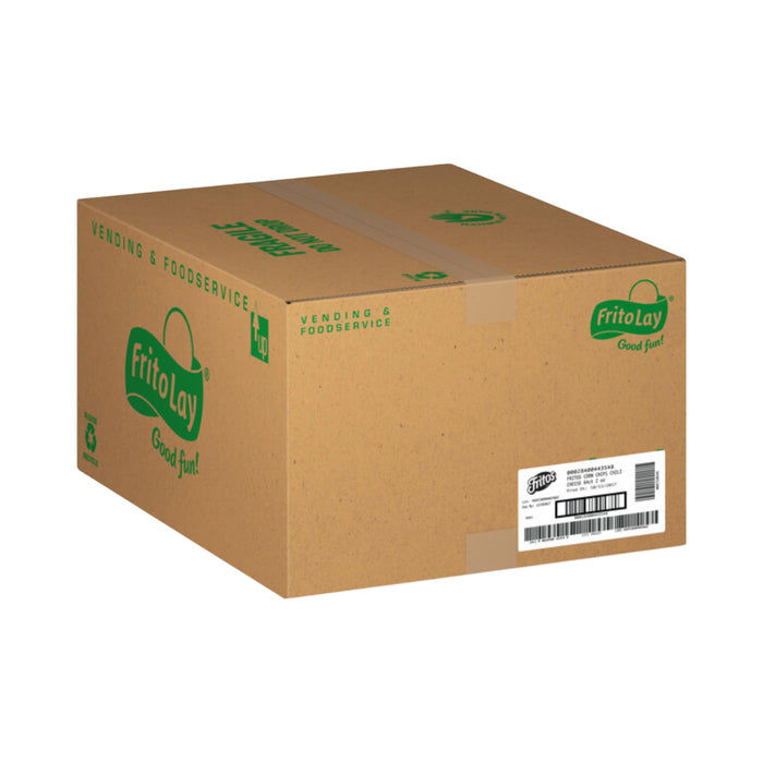 Frito Lay bulk chips case, cardboard box for Turbos Flamas, 64 count offering fiery crunch for snacking or sharing.