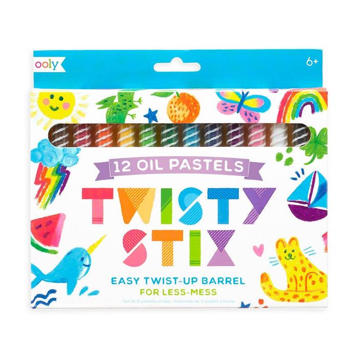 Twisty Stix: Oil Pastels (Set of 12)