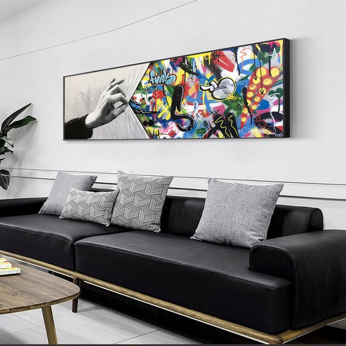 Unveiling the Graffiti World: Pinch the Curtain