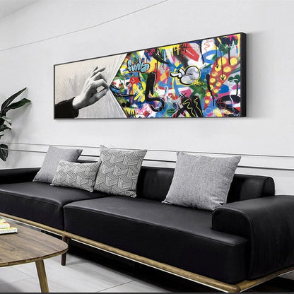 Unveiling the Graffiti World: Pinch the Curtain
