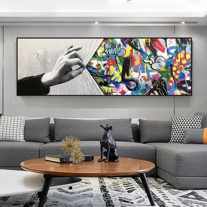 Unveiling the Graffiti World: Pinch the Curtain