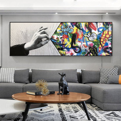 Unveiling the Graffiti World: Pinch the Curtain