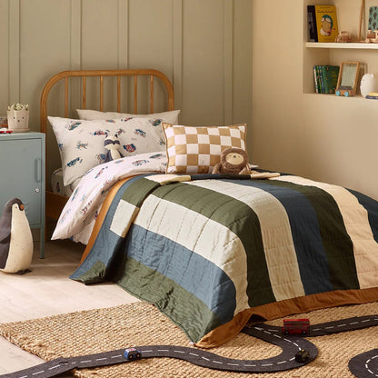 Vehicles Single Quilt