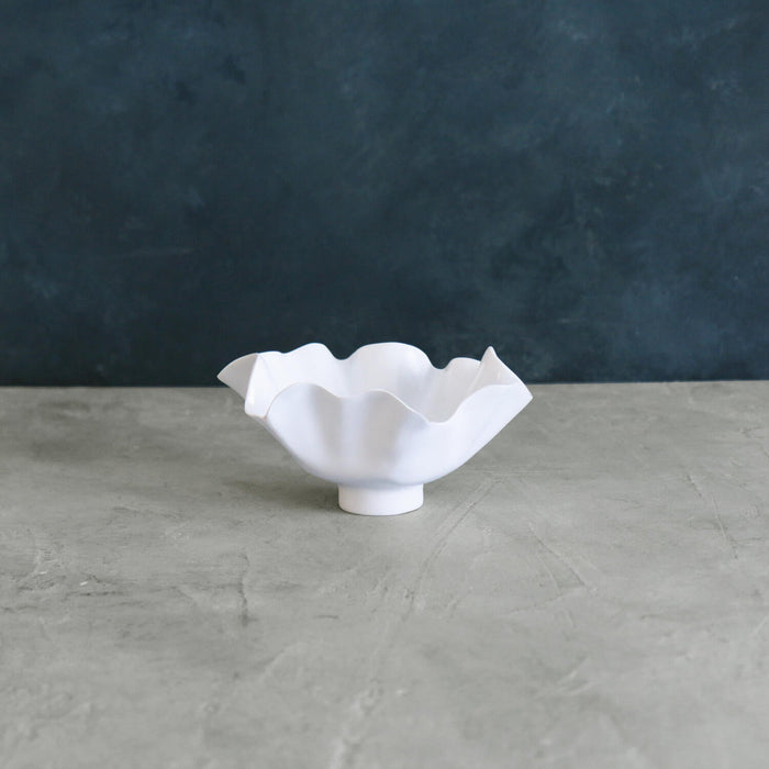 Beatriz Ball Vida Bloom Small Deep Bowl — Empty bowl on a gray surface