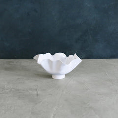 Beatriz Ball Vida Bloom Small Deep Bowl — Empty bowl on a gray surface