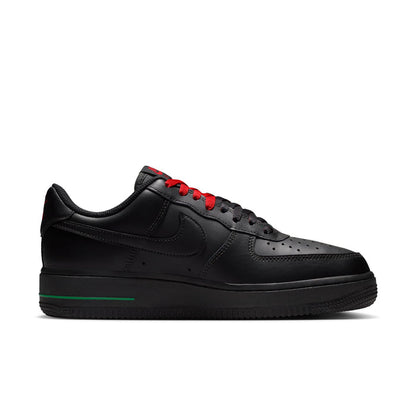 WMNS Nike Air Force 1 '07 SE (Black/Black/Sport Red)
