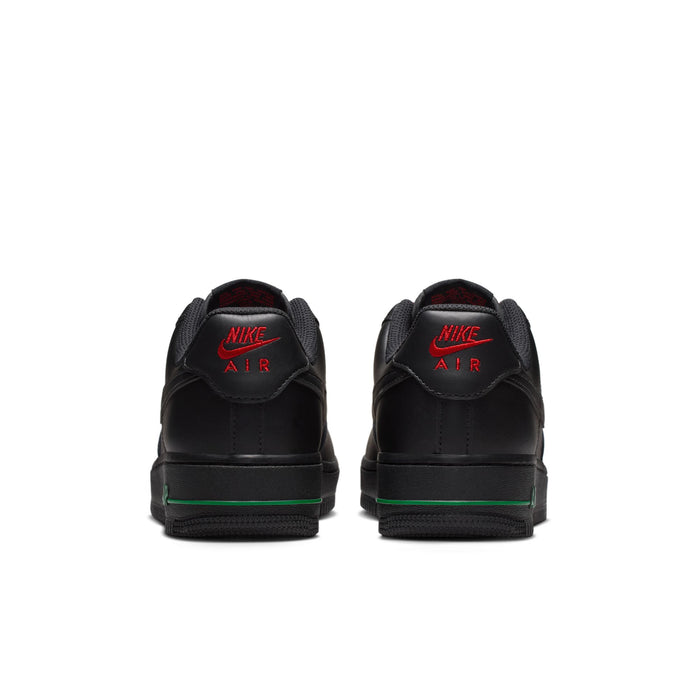 WMNS Nike Air Force 1 '07 SE (Black/Black/Sport Red)