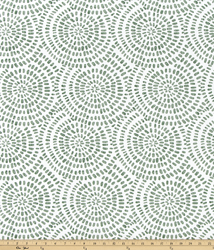 Zen Circles Home Decor Fabric / Cotton Upholstery Fabric / Medium weight fabric / Upholstery Fabric - Annabel Bleu
