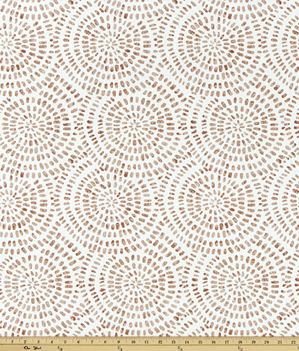 Zen Circles Home Decor Fabric / Cotton Upholstery Fabric / Medium weight fabric / Upholstery Fabric - Annabel Bleu