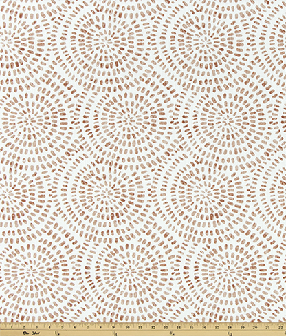 Zen Circles Home Decor Fabric / Cotton Upholstery Fabric / Medium weight fabric / Upholstery Fabric - Annabel Bleu
